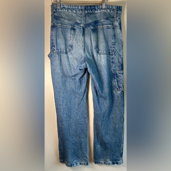 rag & bone faded blue relaxed carpenter jeans - Picture 6 of 11